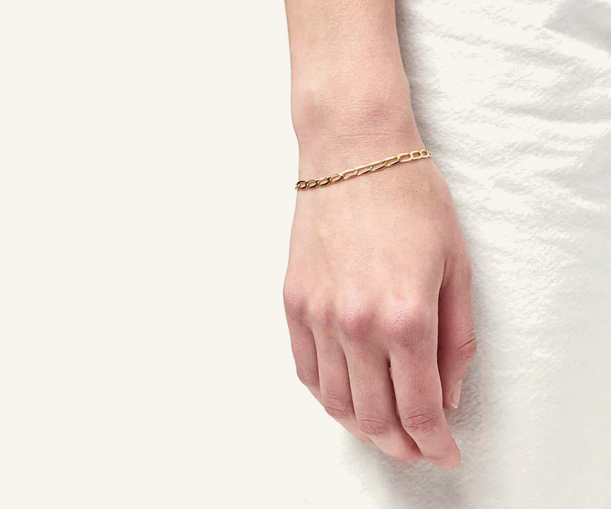 Retro Inspired Disco Chain Bracelet